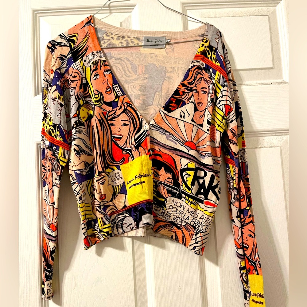 Unique Comic Book Cardigan
